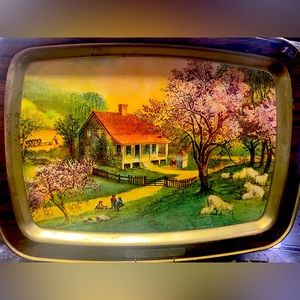 American Homestead Spring Currier & Ives 1868